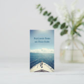 Fishing Charter Boating Business Cards Visitenkarte (Stehend Vorderseite)