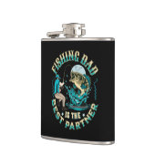 Fishing Dad Is The Best Partner Flachmann (Links)