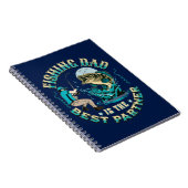 Fishing Dad Is The Best Partner Notizblock (Rechte Seite)