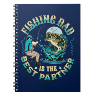 Fishing Dad Is The Best Partner Notizblock