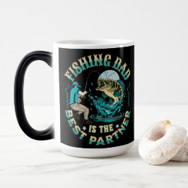 Fishing Dad Is The Best Partner Verwandlungstasse