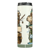 Fishing Dad like a Regular Dad But Cooler Thermosbecher (Rückseite)