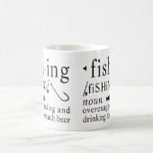 Fishing Definition Beer Exaggeration Hooks Humor Kaffeetasse (Mittel)