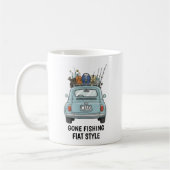 Fishing Fiat Car  Kaffeetasse (Links)