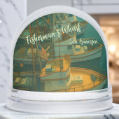 Fishing Fleet at Fisherman’s Wharf, San Francisco Schneekugeln