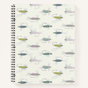 Fishing-Fliegen-Notebook Notizblock