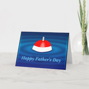 Fishing Float, Father's day card Karte