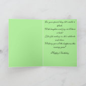 Fishing for Happiness, Folded Greeting Card Karte (Innenseite)