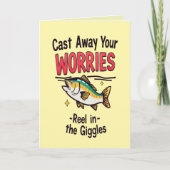 Fishing for Joy Birthday  Karte (Vorderseite)