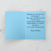 Fishing for Joy on Your Special Day  Birthday Karte (Innenseite)