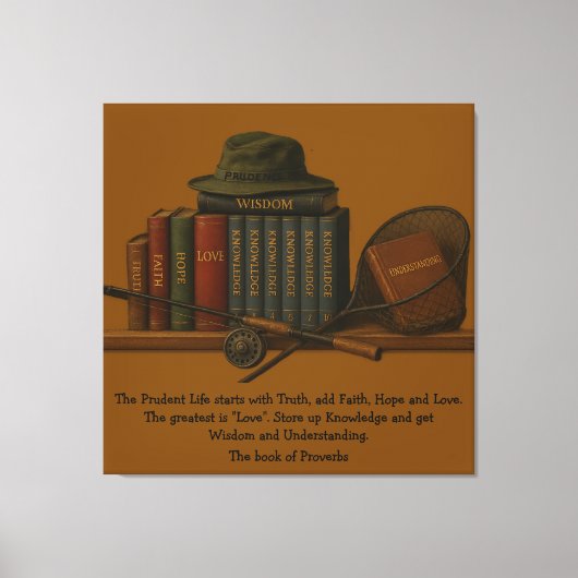 Fishing for Understanding  Leinwanddruck (Vorderseite)