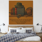 Fishing for Understanding  Leinwanddruck (Insitu (Schlafzimmer))