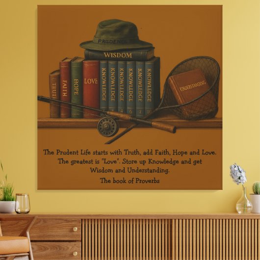 Fishing for Understanding Leinwanddruck (Insitu (Wohnzimmer))