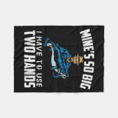 Fishing Funny Shirt Sarcasm Quotes Joke Hobbies Hu Fleecedecke (Vorderseite (Horizontal))