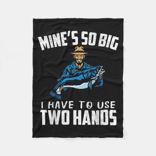 Fishing Funny Shirt Sarcasm Quotes Joke Hobbies Hu Fleecedecke (Vorderseite)