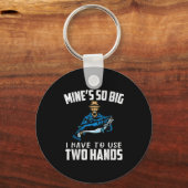 Fishing Funny Shirt Sarcasm Quotes Joke Hobbies Hu Schlüsselanhänger (Vorderseite)