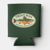 Fishing Funny TROUT BUM Dosenkühler (Vorderseite)