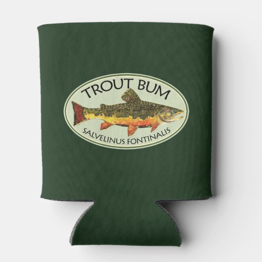 Fishing Funny TROUT BUM Dosenkühler (Rückseite)