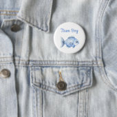 Fishing Gender Reveal - Team Boy Button (Beispiel)