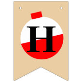 Fishing Happy Birthday Bobber Wimpelkette (Zweite Fahne)