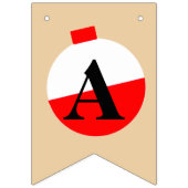 Fishing Happy Birthday Bobber Wimpelkette (Dritte Fahne)