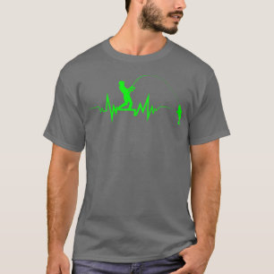 Fishing Herzschlag Cooler Beat Lustiges Geschenk F T-Shirt
