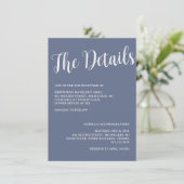 Fishing Hook Wedding Rings - Detailkarte Begleitkarte (Stehend Vorderseite)