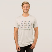 Fishing Hooks Funny Tri-Blend Shirt (Vorderseite voll)