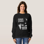 Fishing Hunting Solves Problems Hobby Sports Sweatshirt (Vorne ganz)