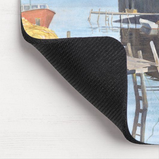 Fishing Huts Mousepad (Ecke)