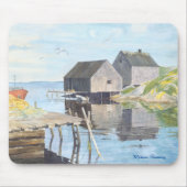 Fishing Huts Mousepad (Vorne)