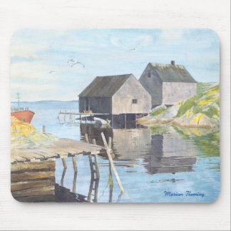 Fishing Huts Mousepad