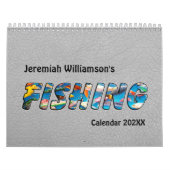 Fishing Images and Text on each page Kalender (Titelbild)