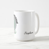 Fishing Is My Reel Addiction Kaffeetasse (VorderseiteRechts)