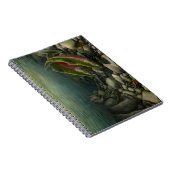 Fishing Journal Custom Bear Wildlife Art Notebook Notizblock (Rechte Seite)