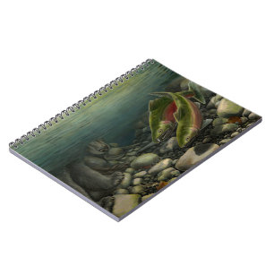 Fishing Journal Custom Bear Wildlife Art Notebook Notizblock