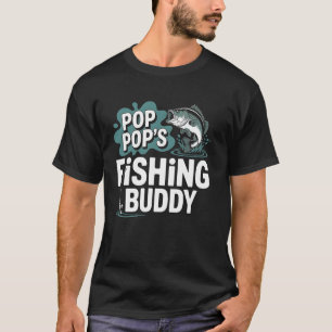 Fishing-Kumpel Pop Pop Lustiger Fischer Ruhestand T-Shirt