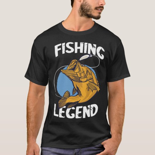 Fishing Legend Angel Legend Fishing Perch Fishing T-Shirt (Vorderseite)