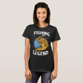 Fishing Legend Angel Legend Fishing Perch Fishing  T-Shirt (Vorne ganz)