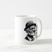Fishing Lie Joke Mug Kaffeetasse (VorderseiteRechts)