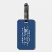 Fishing Lover Luggage Tag – Trout Fishing Design   Gepäckanhänger (Rückseite vertikal)
