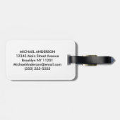 Fishing Lover Luggage Tag – Trout Fishing Design   Gepäckanhänger (Rückseite horizontal)