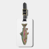 Fishing Lover Luggage Tag – Trout Fishing Design   Gepäckanhänger (Vorderseite vertikal)