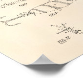 Fishing Lure 1964 Patent Art Old Peper Poster (Ecke)