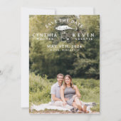 Fishing Lure Hooks Wedings Rings Save the Date (Vorderseite)