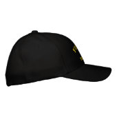 Fishing Papa Est. 2026 | Besticktes Design Bestickte Baseballkappe (Rechts)