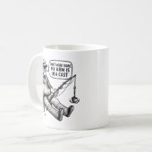 Fishing Pun Mug – Arm’s in a Cast Kaffeetasse (Vorderseite Links)