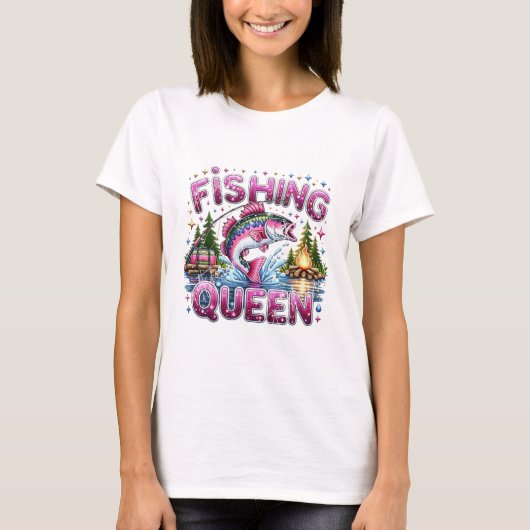 Fishing Queen Women T-Shirt  (Vorderseite)