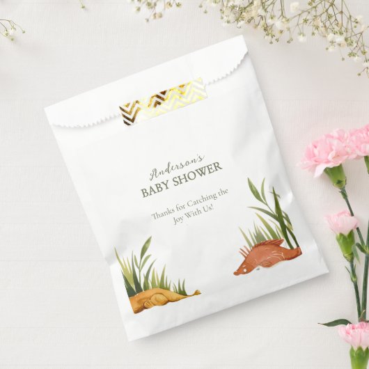 Fishing Reel Excited Little Fisherman Baby Shower  Geschenktütchen (Versiegelt)