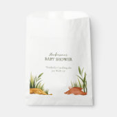 Fishing Reel Excited Little Fisherman Baby Shower  Geschenktütchen (Vorderseite)